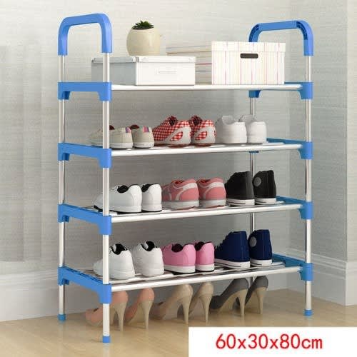 5 Layer Stainless Steel Shoe Rack - Multi Color