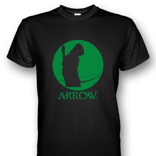 Green Arrow Arcade Warrior Print Shirt