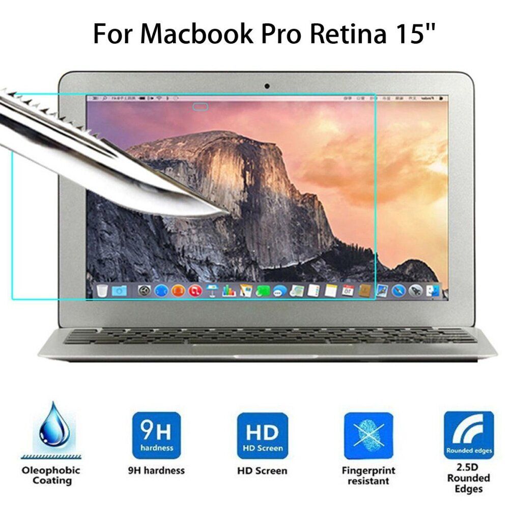 9H Guard Film Cover For Macbook Pro Retina 15''