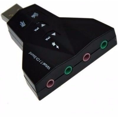 Usb 20 External 3d Audio Sound Card Adapter Double 71 Channel
