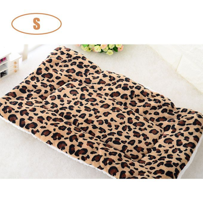 Pet Mat Thickening Autumn And Winter Warm Cats Blanket Dog-500*320mm Leopard Pattern