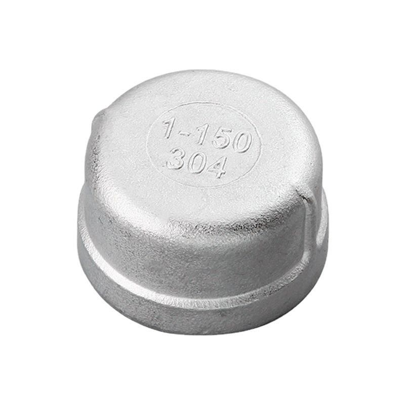 304/316 Wire Mouth Stainless Steel Pipe Cap Pipe Cap Wire Mouth Pipe Plug Internal Thread Plug 4 Points 6 Points 1 Inch 2 Inch