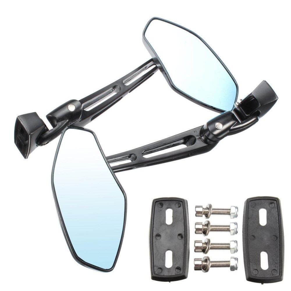 Black Aluminum Rear View Mirrors For Suzuki GSX-R 600 750 1000 Hayabusa SV TL Black (black)