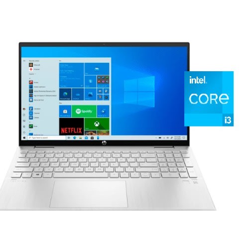 HP Pavilion X360 - 15.6''- Core i3 - 8GB - 512GB - SSD - Windows 11 - Touchscreen - Silver