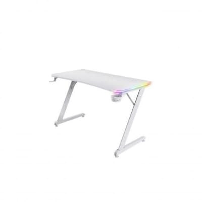 Modern Z Shaped Rgb Led Lights Computer Desk - 1.2m