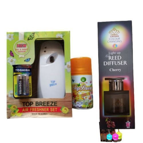 Air Freshner Set And Colour Changing Diffuser