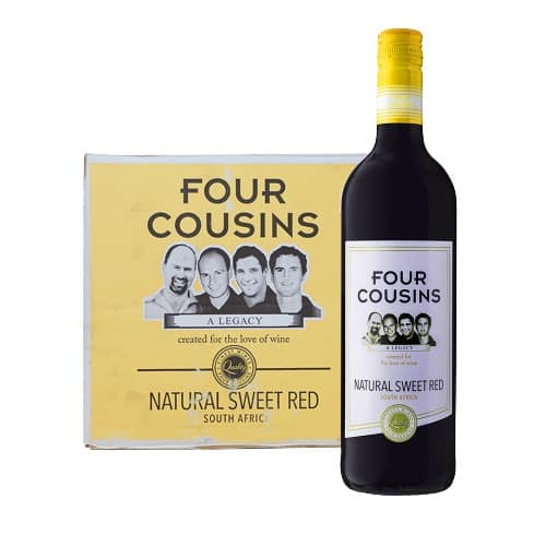 Natural Sweet Red Wine 12 X 75cl