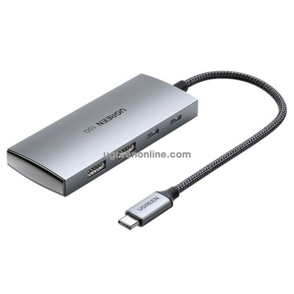 USB-C To 2&times; USB 3.1+2&times;USB-C Adapter 10G