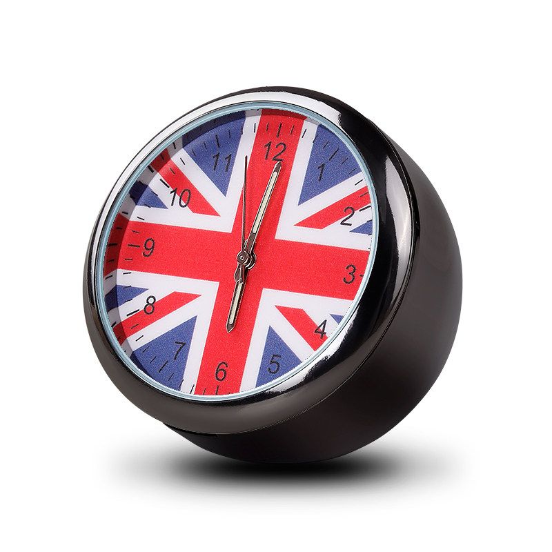 For Mini Cooper JCW F54 F55 F58 F60 R54 R55 R56 R58 R60 Union Jack Car Interior Electronic Quartz Watch Car Clock Decoration