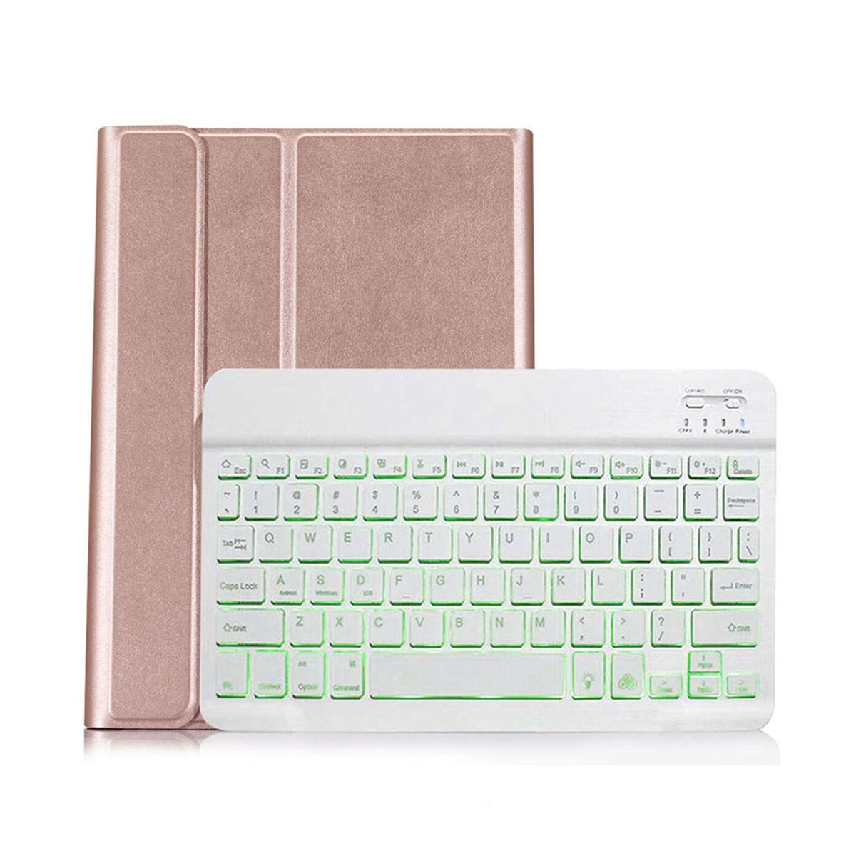 Tablets Protective Cover PU Leather Tablets Protections with BT Keyboard Replacement for Sam-sung Ga-laxy Tab A7 10.4 (T500/T505)