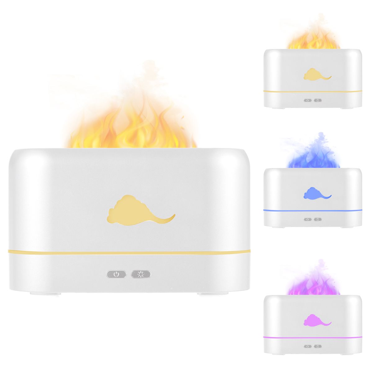 Flame Humidifier Aroma Diffuser Ultrasonic Air Humidifier
