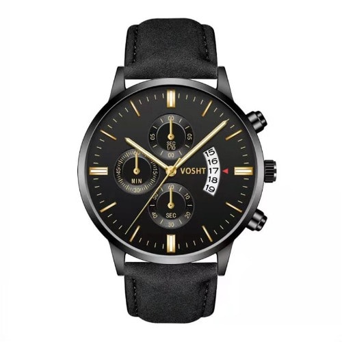 Men's Sport Outdoor Minimalist Watch - Black