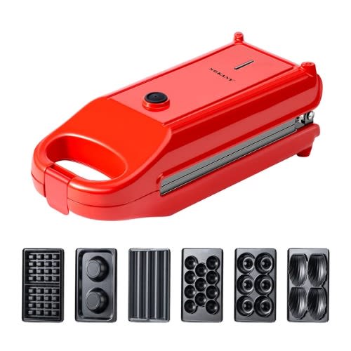 Multipurpose 6 In 1 Sandwich Maker Set - Sk-bbq-836