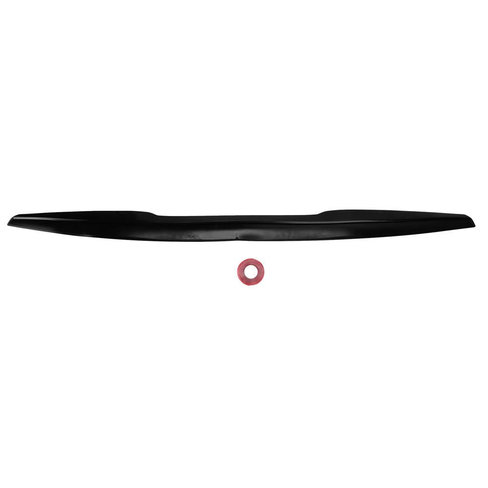 Rear Roof Trunk Spoiler Lip Tail Wing Rubber Glossy Black