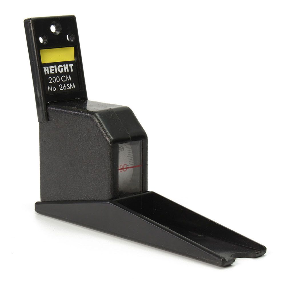 2M Professional ABS Body Height Length Ruler Rod-Black