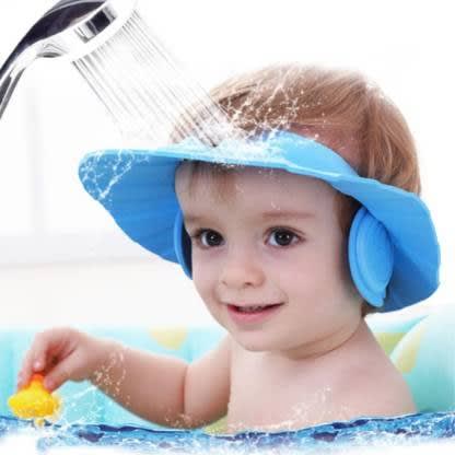 Kids Ear And Eye Safety Adjustable Shower Cap