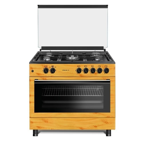 60*90 5 Burner Gas Cooker Wood Tr
