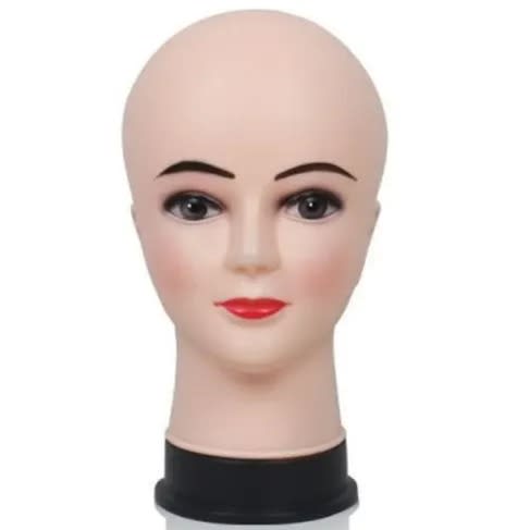 Dummy Wig Mannequin Head + Free Wig Cap
