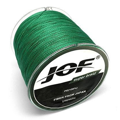 500M Green/Black/Orange/Yellow Color Original 4 Braidedmonofilament10-80lb JOF-BRAID
