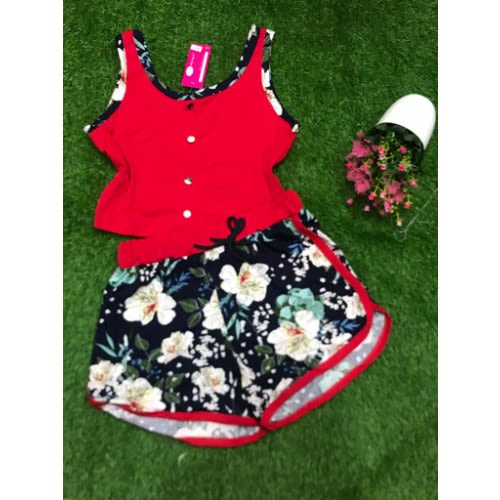 2in1 Ladies Cotton Sleep Wear