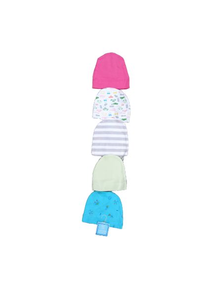 Pack Of 5 Baby Boy Caps