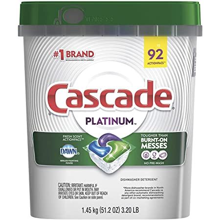 Platinum ActionPacs, Dishwasher Pods, Fresh Scent (92 Ct.)