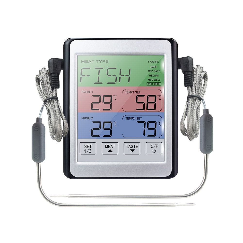 Dual Probe Digital BBQ Meat Thermometer Cooking Thermometer