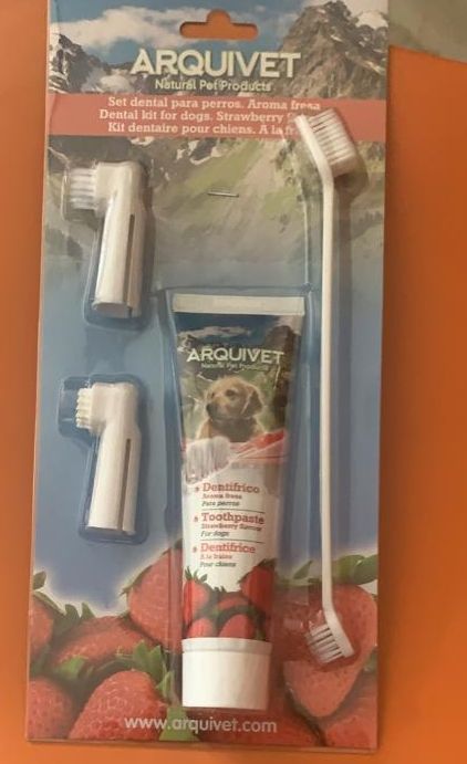 Aquifresh Pet Dog Toothy And Toothbrush Dental Care Set