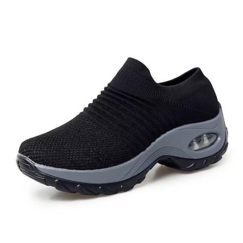 Ladies' Socking Sneakers - Black