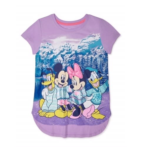 Minnie Mouse Girls Holiday Graphic T-shirt
