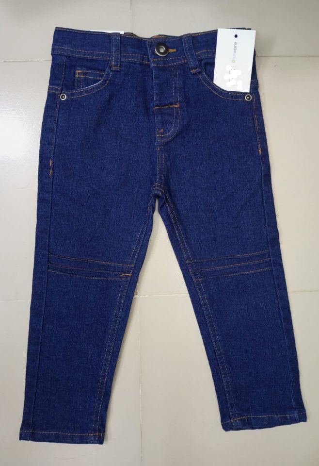 Baby Boys Skinny Comfortable Jeans - Blue