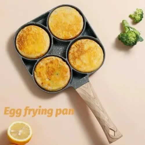 Non-stick Frying Pan With 4 Hole