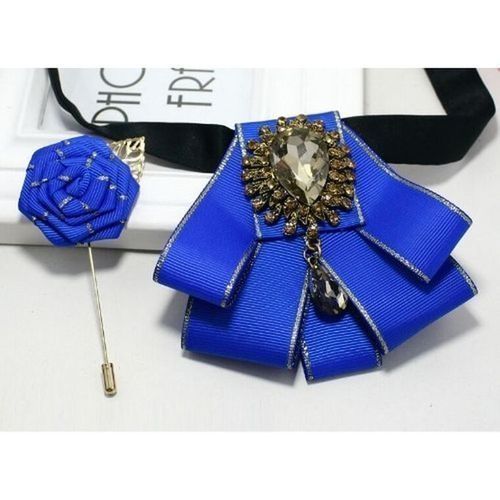 Royal Blue Stylish Unique Bow Tie