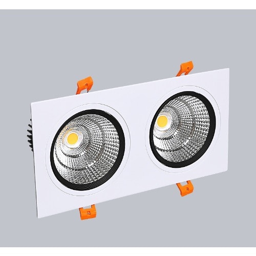 T2 Double Led Spot Light 2 x 3 x 1 W
