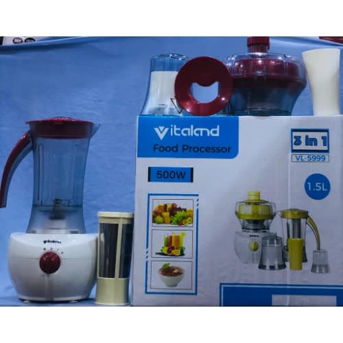 3-In-1 Food Processor 500W | 1.5l