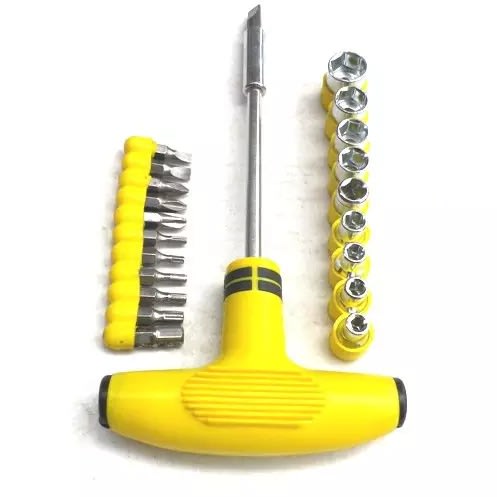 24 Pcs Socket & Bits Set