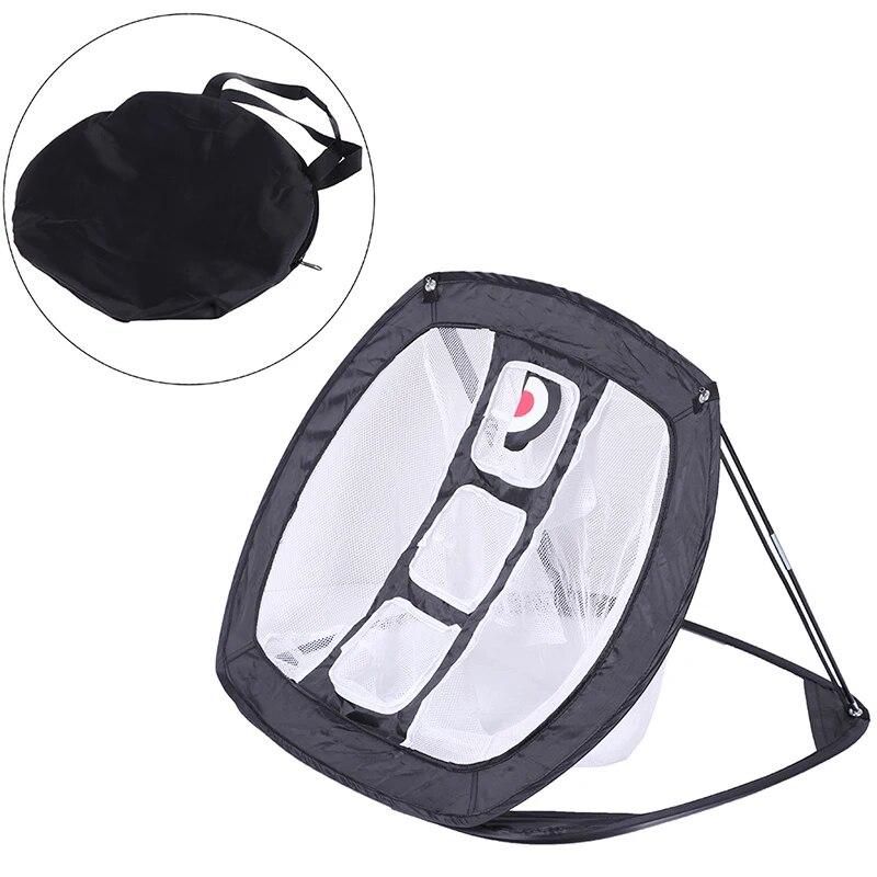 Golf Supplies Golf  Practice Cutting Rod Net Storage Carrying Convenient Practice Net Folding Memory Metal new