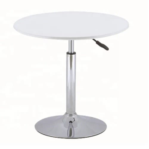 Adjustable Bar Table - White