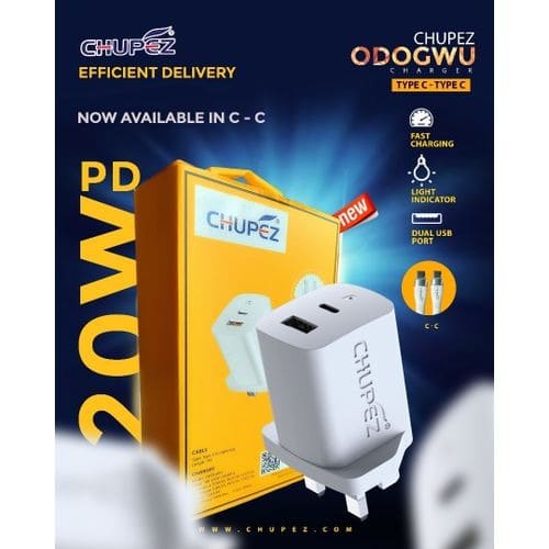 Odogwu 20W Super Fast Charger  Type C