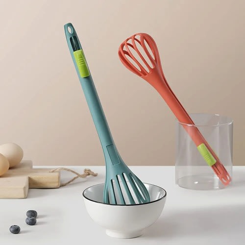 Silicone Egg Whisk And Food Picker - 2 Pcs