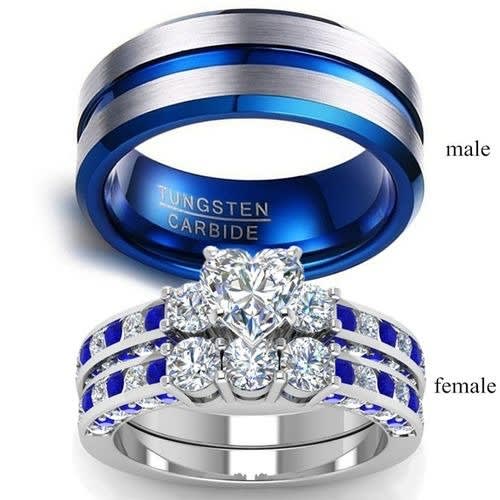 Wedding Ring Set For Couple