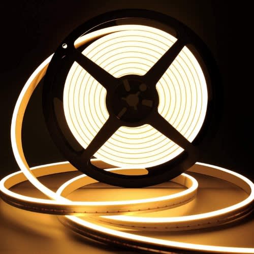 Warm  White Neon Led Strip Light - 5m Long - 12v