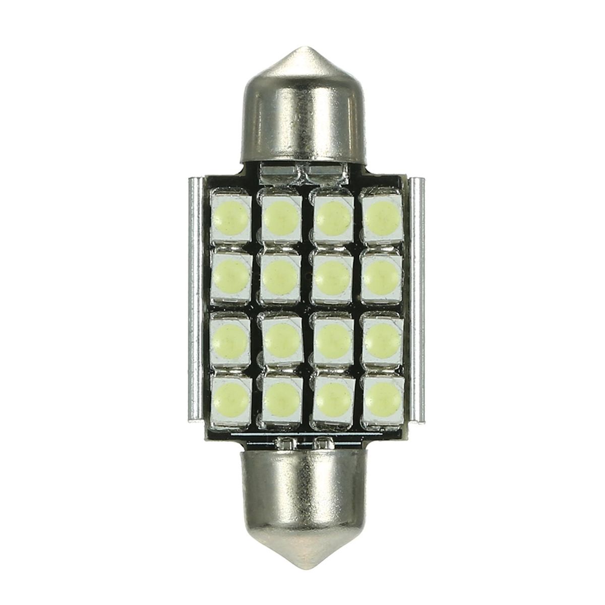 White 12V  36mm 16 SMD 3528 Car Interior Dome Festoon LED Light Bulbs Lamp