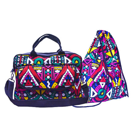 Ankara Shoulder Strap Laptop Bag