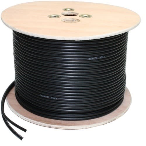 Rg59 100% Copper Coaxial Cable With Power - 305m