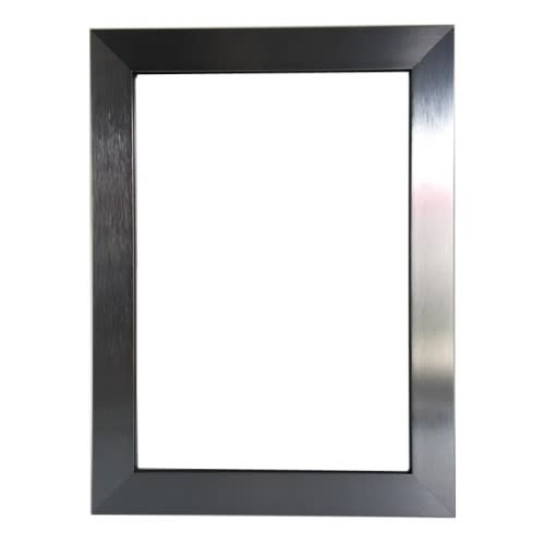 Aluminium Frame For Kitchen Cabinet Glass Doors - Black
