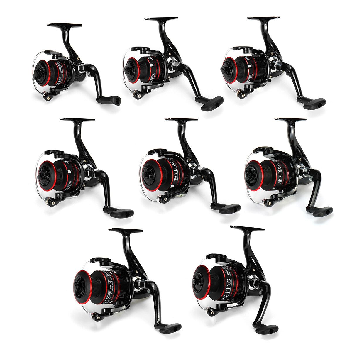 Reel Spinning Wheel All-metal Sea Pole Wheels Long-distance T-type Anti-skid Fly Fishings Quick Adjustment Of Unloading Force Gear BA2000