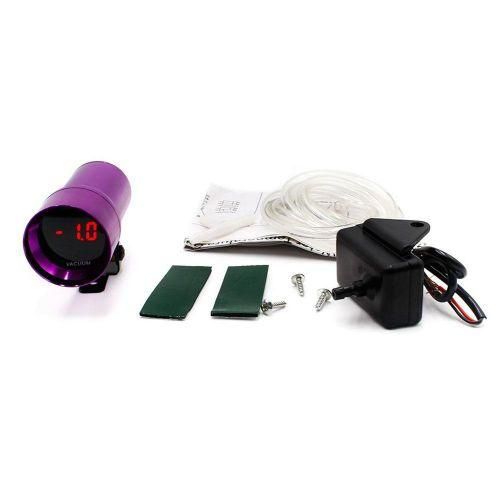Car Vacuum Gauge Modification Smoke Lens Red LED