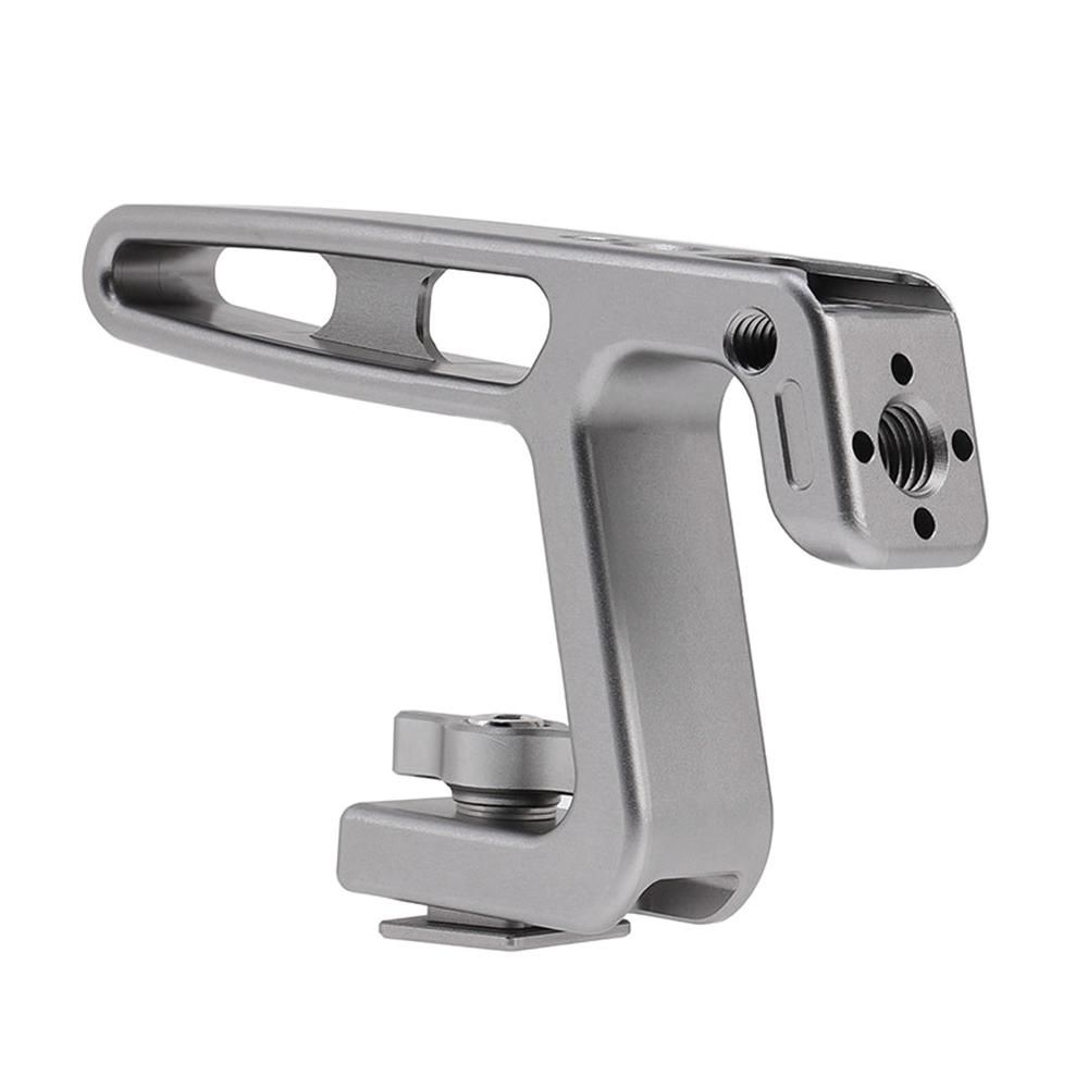 Mini Top Handel Camera Top Handgrip with Cold Shoe Mount ARRI Positiong Hole Compatible with Camera Cage Sports Camera for Vlogging Live Streaming