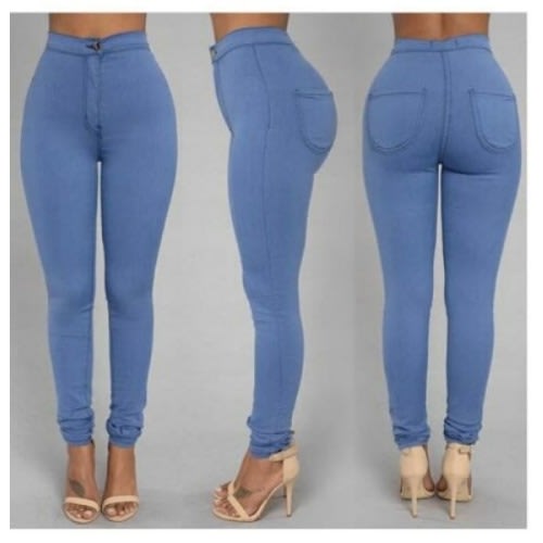 Ladies Skinny Jeans - Blue